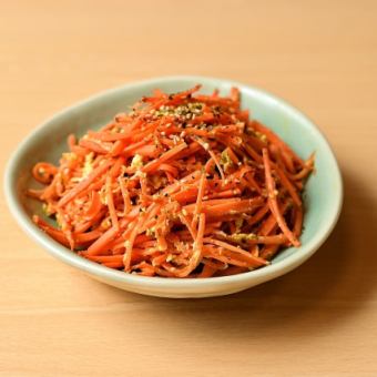 Stir-fried carrots