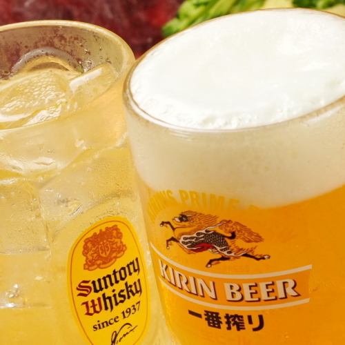 飲み放題メニューは充実の100種類以上をご用意♪