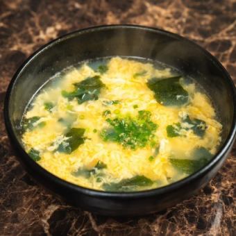 ワカタマスープ