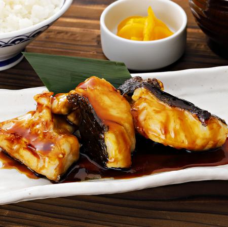 メロカマ照り焼き定食