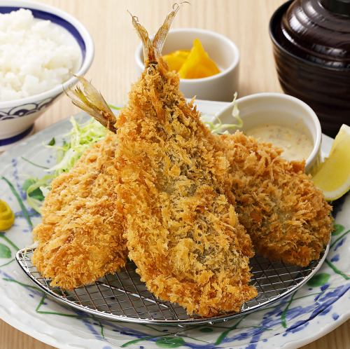 定番！アジフライ定食