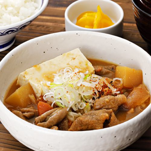もつ煮込み定食