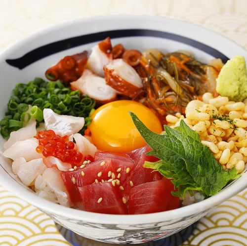 旨み源ちゃん丼 (白飯/お漬物/味噌汁)