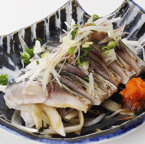 《海鮮つまみ》炙りしめさばポン酢