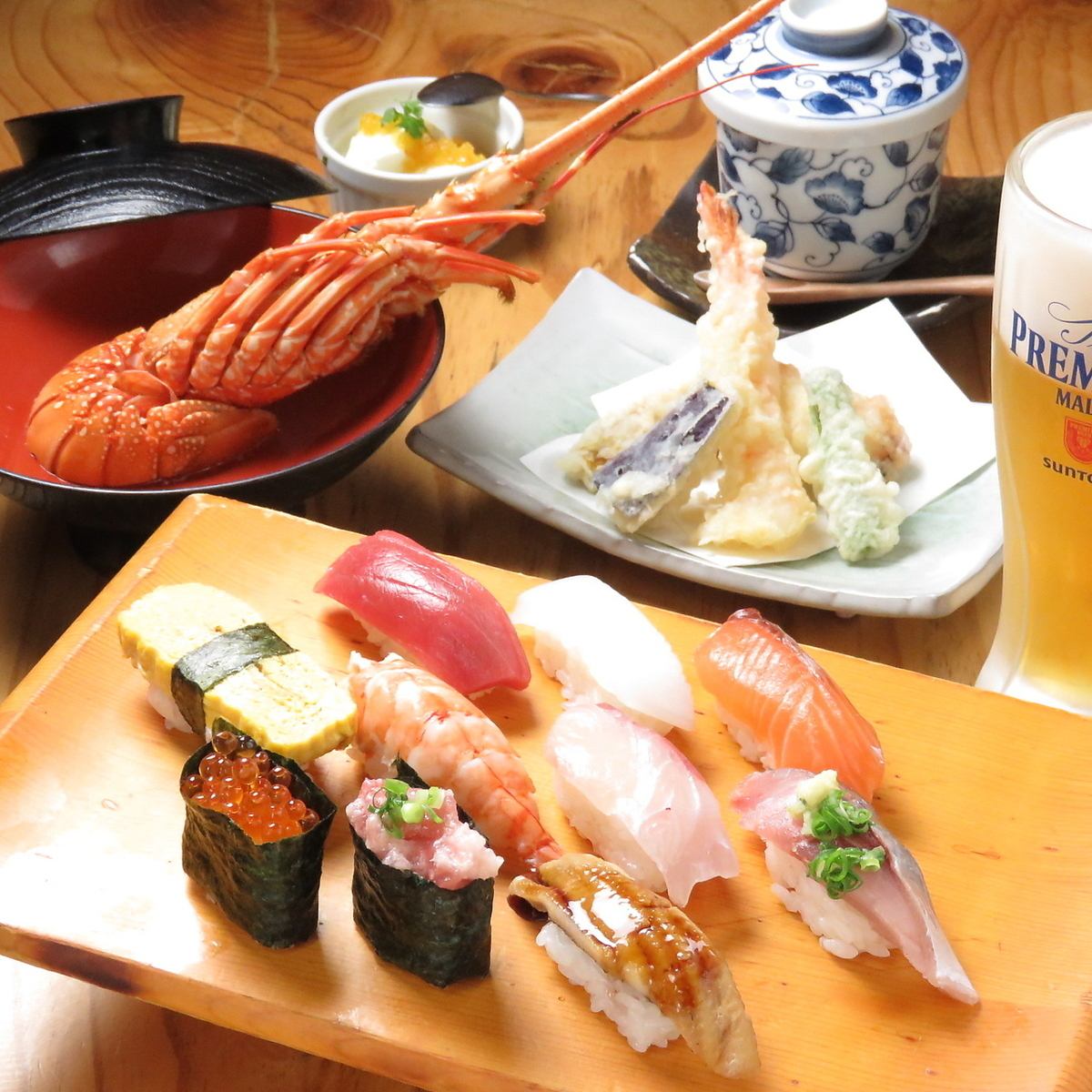 A shop where you can enjoy sake and seasonal foods with a handful and a gem menu