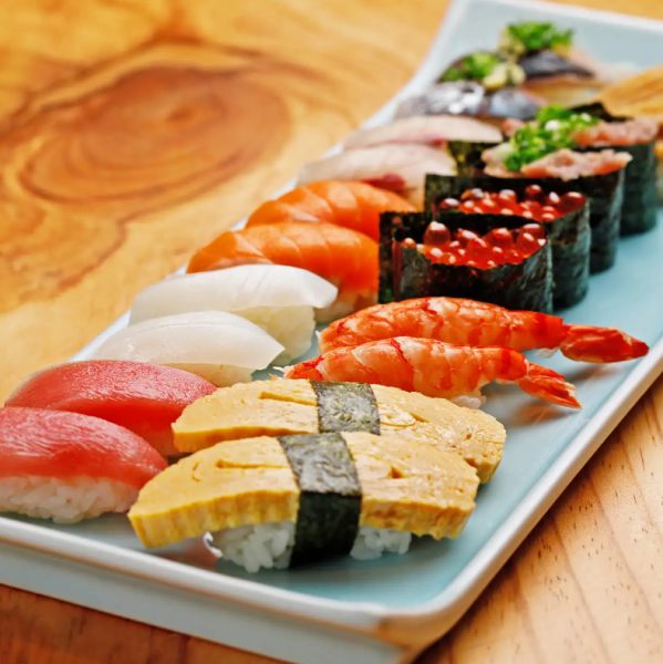All-you-can-eat 60-minute sushi course [+500 yen includes all-you-can-drink]