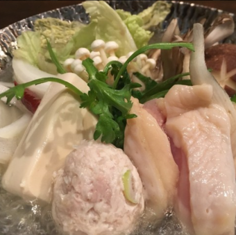 三河赤鶏の水炊き鍋