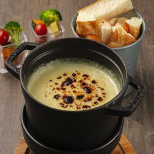Raclette cheese fondue (for 2 people)