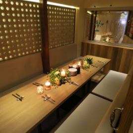 Private room for up to 10 people ♪ Stacked blocks create a fantastic space.There is no doubt that it will be exciting with friends such as anniversaries, girls-only gatherings, and birthday parties.3000 yen, 4200 yen anniversary course, 6000 yen with all-you-can-drink, 7000 yen anniversary course are also available Banquet course, / 4000/5000/6000/7000 are also available