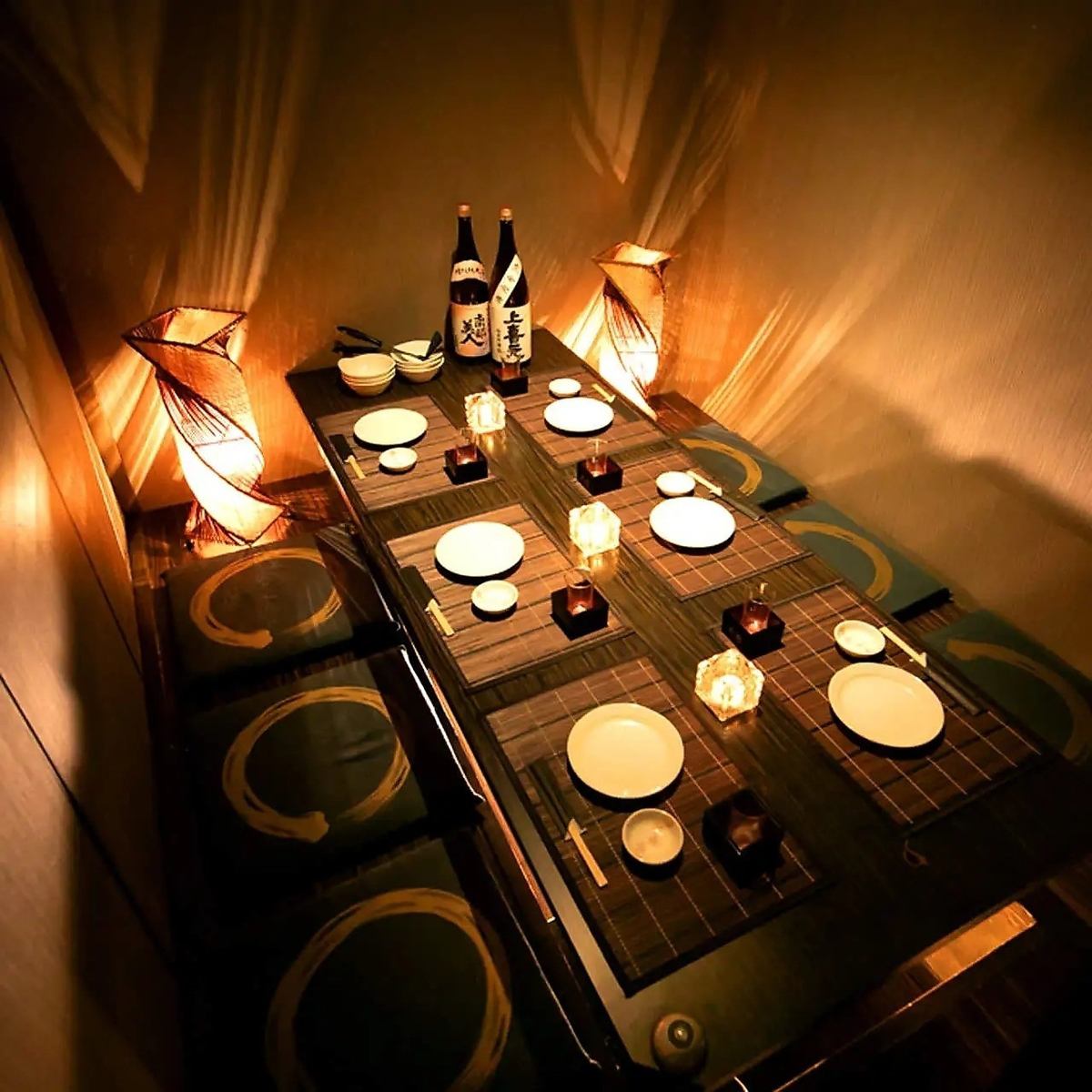 完全個室完備!雰囲気抜群の和空間で大人の飲み会◎