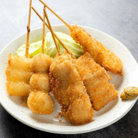 串かつ5種盛り合わせ