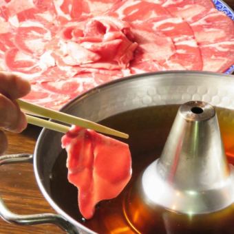 [2 hours all-you-can-drink included] 7 dishes in total [Beef tongue shabu-shabu course] 7,000 yen