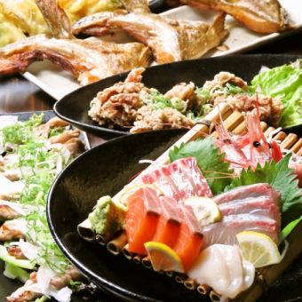 [Includes 2 hours of all-you-can-drink] Collection of popular menus! Popular! All set course [10 dishes in total] 4,000 yen
