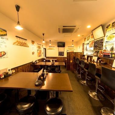 【Reservation OK】 There are counters and tables for your seat.Of course we can also reserve charter ♪ We will respond flexibly to the number of people so please contact us ♪ TV monitor, so please also watch sports and drink saku on the way home from the company ☆