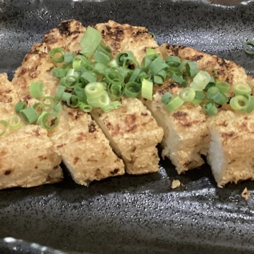 Fried triangular tofu