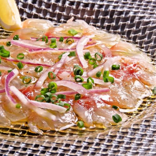 長崎縣產的紅鯛魚生魚片