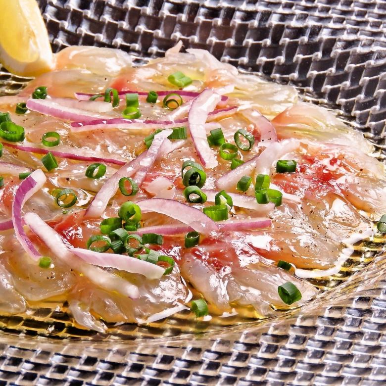 長崎縣產的紅鯛魚生魚片