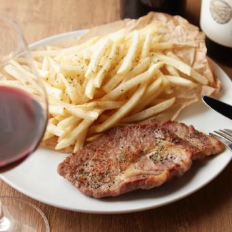 【2.5時間飲み放題】 6,000円肉コース マンガリッツァ豚グリル じっくり煮込んだトリッパ等全7品