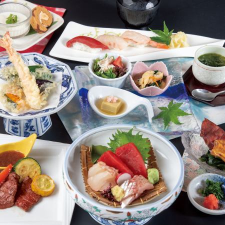 会席コース「青葉」　【料理のみ】6,000円