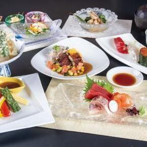 怀石料理套餐“青叶”（仅含餐食）（6,000日元）