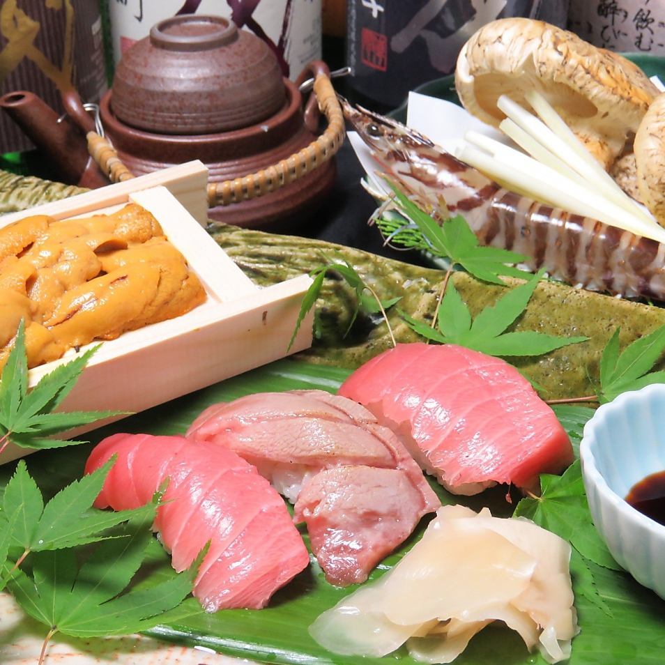 店主自ら市場に行き目利きをして直接仕入れた鮮魚をご堪能下さい