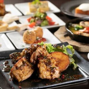 【個室プラン】2時間飲み放題付★地中海とりわけコース〈全5皿〉お肉&野菜&海鮮と色鮮やかな料理がたっぷり
