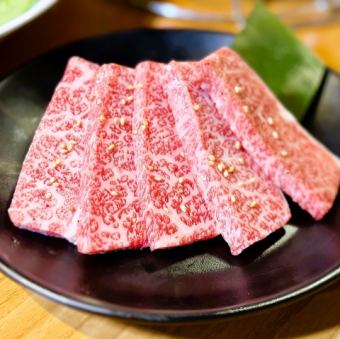 <国産牛> 上カルビ (タレ・塩)