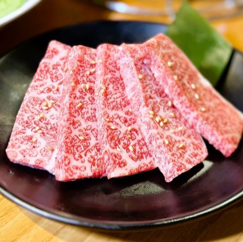 <国産牛> 上カルビ (タレ・塩)