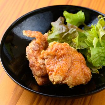 Deep fried chicken with mentaiko flavour