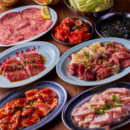 滿意套餐（3人以上）僅含餐點：3000日圓（含稅）+ 2000日圓暢飲 120分鐘（最後點餐時間為關門前30分鐘）