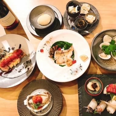 "Seasonal Seafood and Yoichi Wine Pork" VARIO's popular course to enjoy Hokkaido's seasonal flavors 5,500 yen