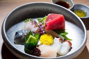 Assortment of 3 types of sashimi (1 serving ~)