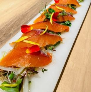 Silver Salmon Carpaccio