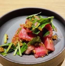 이쿠모토 참치의 수제 삼단 절임