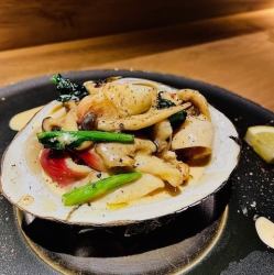 도마 코 마키 산 활 호키 레몬 버터 소테