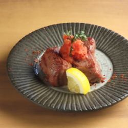 烤鲜金枪鱼配清酒粕