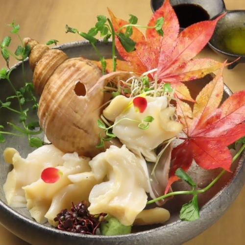 羅臼海螺生魚片