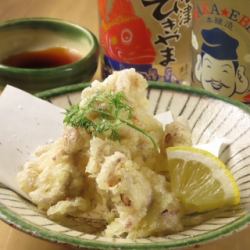 醋醬油章魚天婦羅