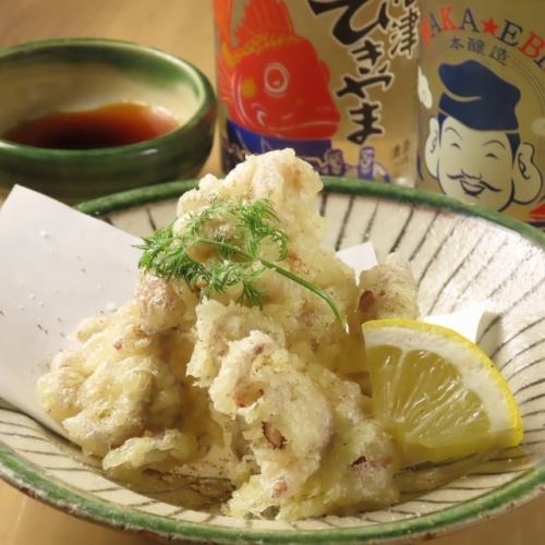 醋醬油章魚天婦羅