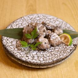 ふぐの炭火焼き