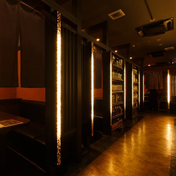 All seats in the store are private rooms.The space created by the light is a wonderful adult space♪ You can enjoy yakiniku in a spacious restaurant.Perfect for when you want to entertain your loved ones without being pretentious.