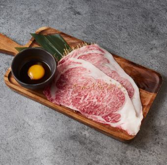 A5 Yamagata beef large-sized grilled shabu-shabu (2 pieces)