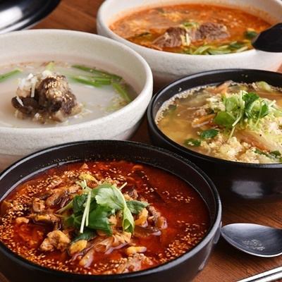 Yukgaejang Soup/Kalbi Soup/Egg Soup etc.