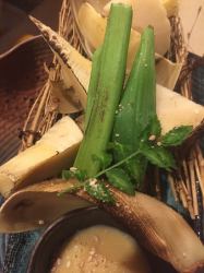 Asahori discerning grilled bamboo shoots