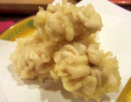 人気の白子天ぷら