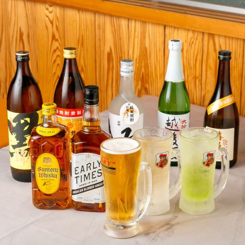 種類豊富なドリンクの数々