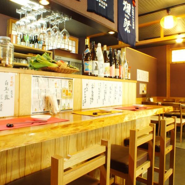 [Date / Entertainment / Anniversary] The indirect lighting creates a calm atmosphere and is ideal for entertaining loved ones.[Kashiwa Nabe Sake All-you-can-drink Shochu] Welcome and farewell party reservations accepted ☆