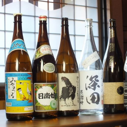 We have a selection of rare sake.[Kashiwa Banquet Sake]