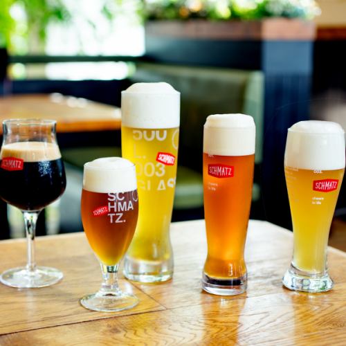 [◆◇~“Craft German beer” carefully selected by a German owner~◇◆] All-you-can-drink for 120 minutes on all taps for 3,000 yen◎