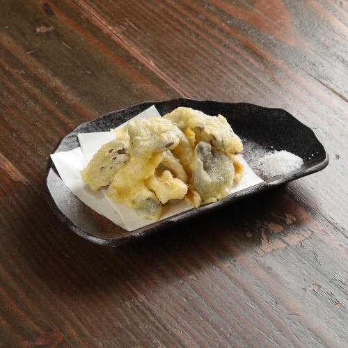 ヒラタケの天ぷら